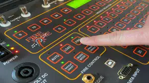 Man about to use Fireone to Shoot Fireworks Display